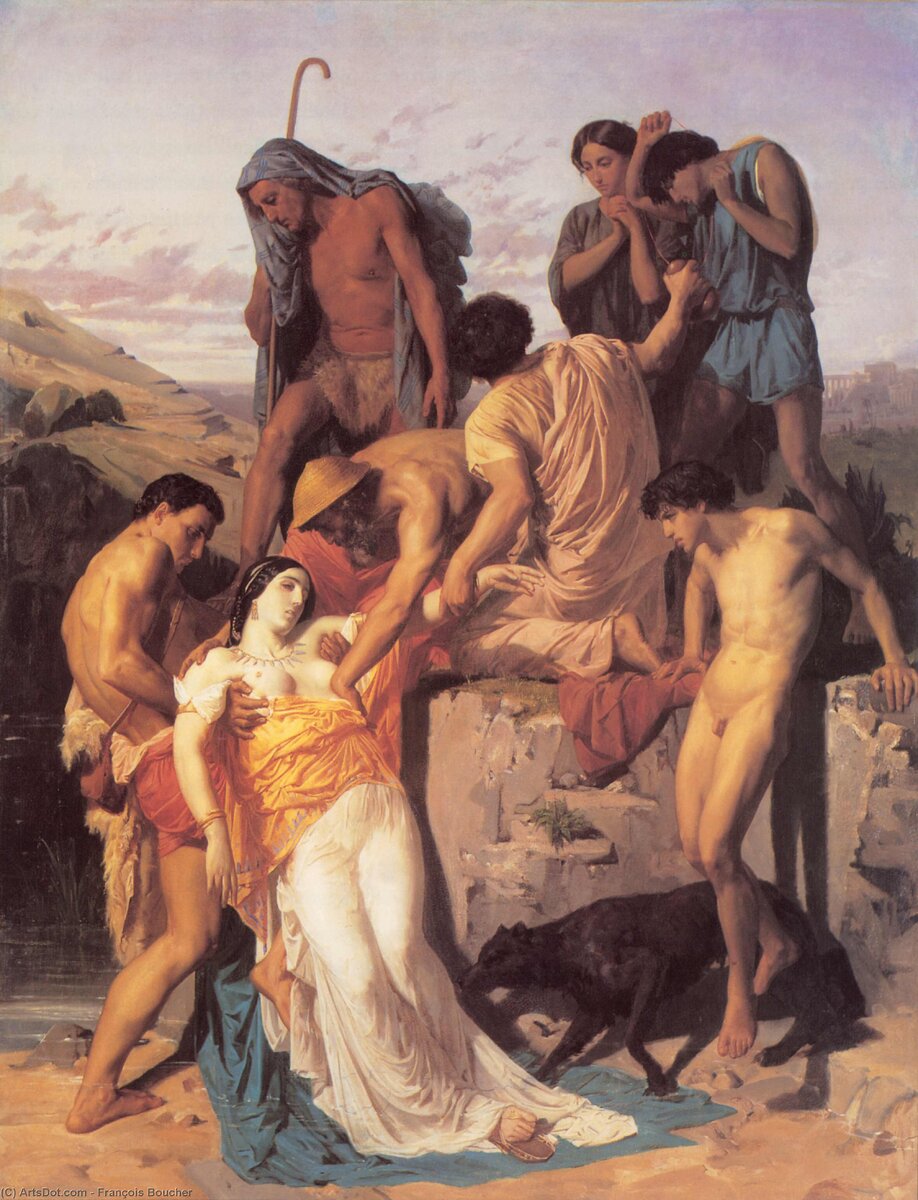 Зенобия, найденная на берегу Аракса, 1850 г.