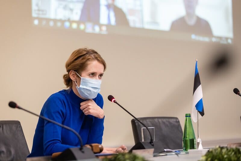 Премьер Эстонии Кая Каллас согласна начать медицинскую сортировку пациентов. Фото Stenbocki maja