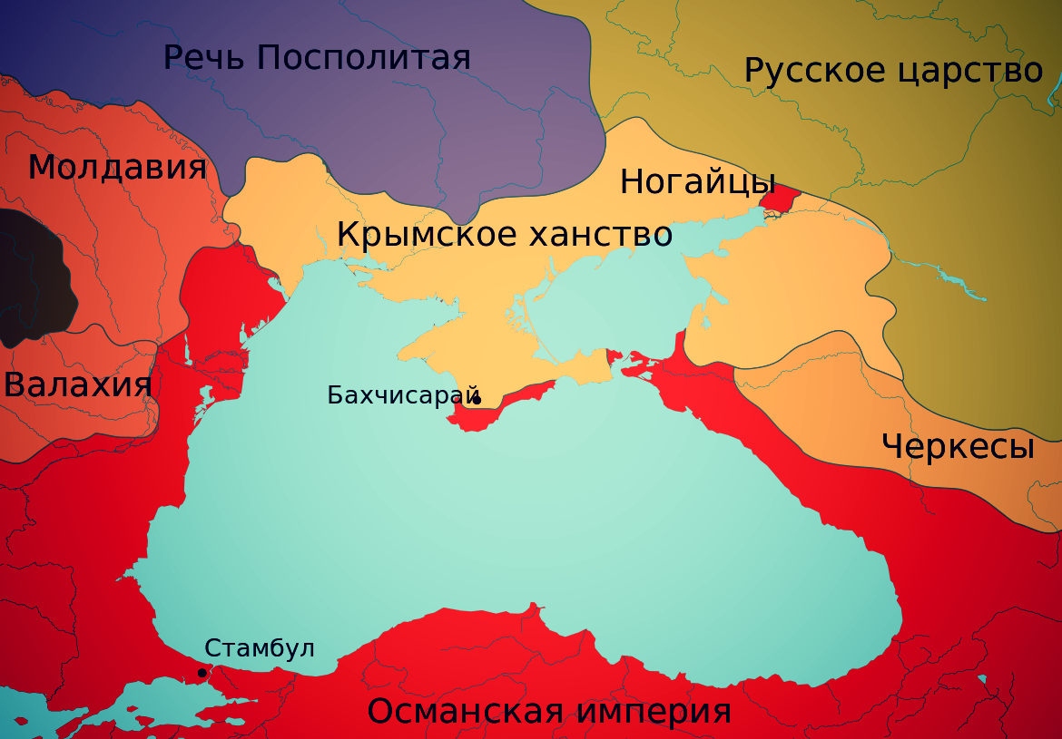 Крымское ханство на карте впр. Последний Хан Крыма.