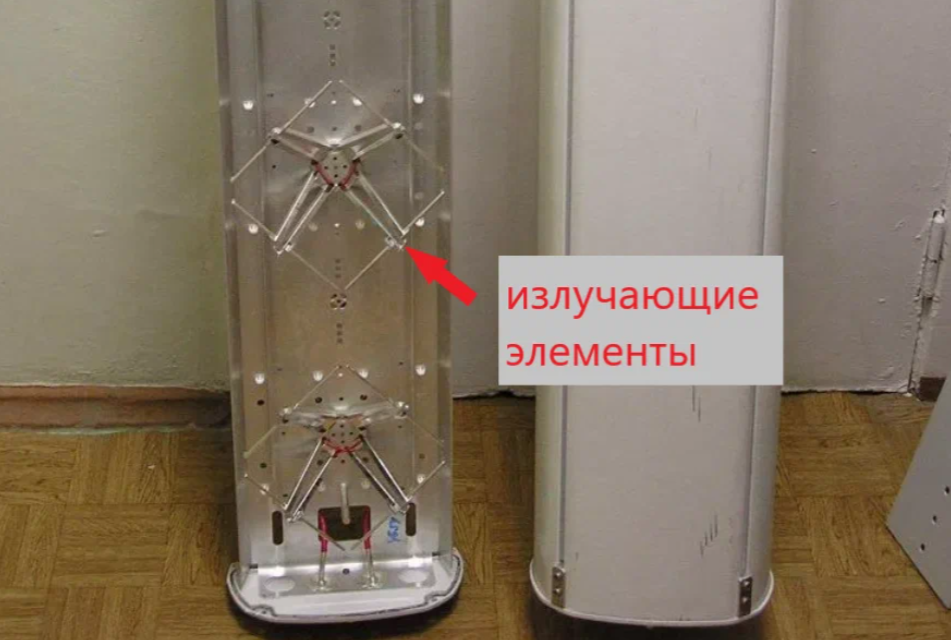 Так выглядит сотовая антенна изнутри