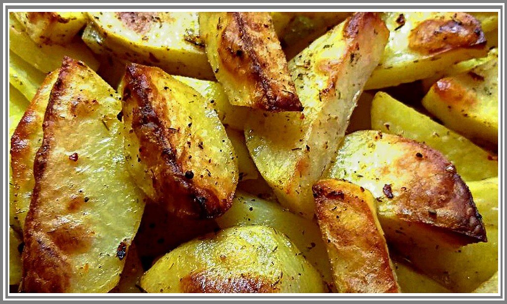 Жареный картофель.