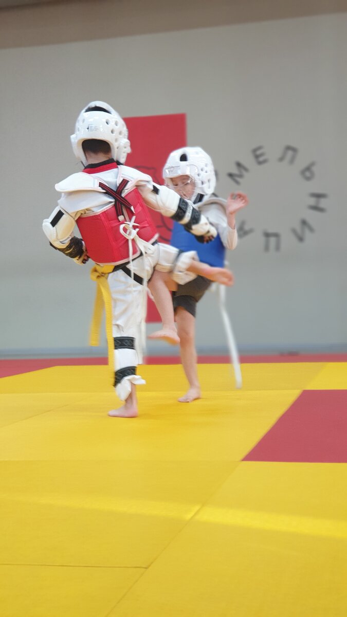 Чем полезно тхэквондо для малышей?
➡️прежде всего, вне зависимости от возраста, это укрепление мышечного корсета, а следовательно, формирование правильной осанки
➡️ тренировки проходят в основном в игровой форме, а значит большой выплеск энергии - это здоровый сон и здоровье
➡️ коммуникация с другими ребятами, как более старшего возраста, так и младшего учит правильному общению и отношению к окружающим 
➡️ абсолютно любой ребёнок, занимаясь тхэквондо находит верных друзей 
➡️ Хотите чтобы ваш ребёнок реализовал себя в этом прекрасном виде спорта? Тогда приходите к нам🤗