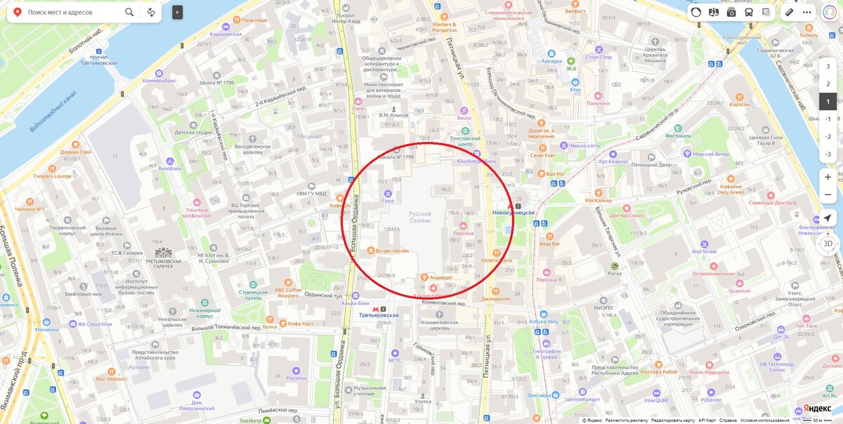 С Яндекс-карт