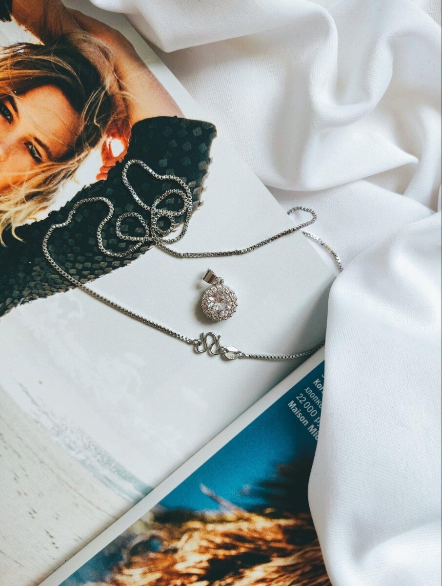 Одна из купленных мной подвесок из стерлингового серебра, фото автора статьи