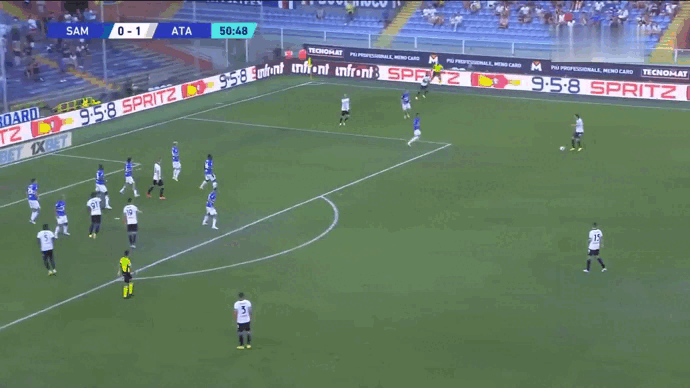 51' момент Аталанты (Калеб Околи)