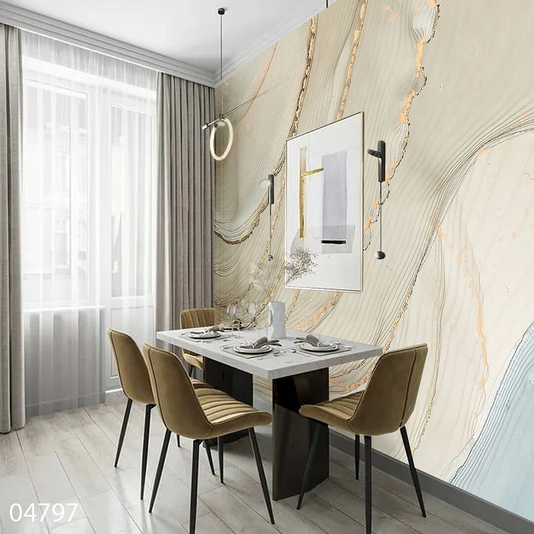 Фотообои VEROL с флюидами в обеденной зоне