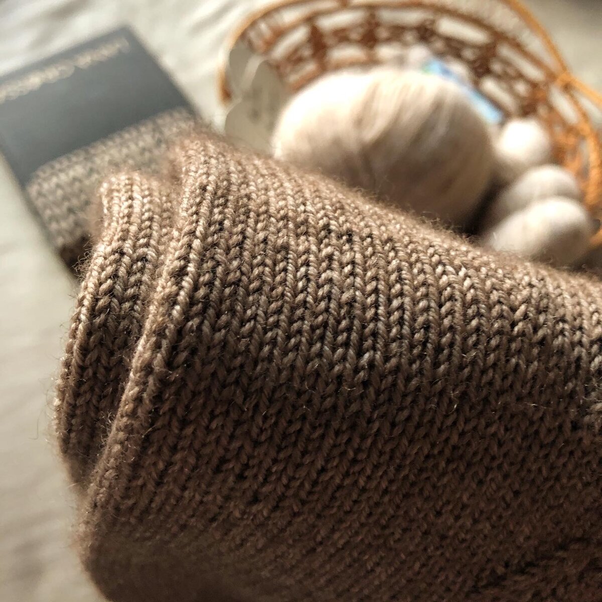 Объемный пушок на пряже