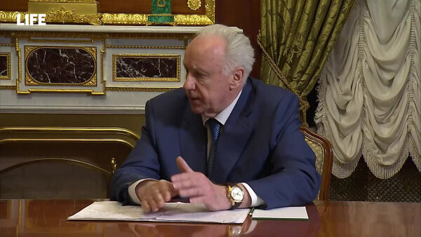 Доклад Александра Бастрыкина президенту России Владимиру Путину. Видео © LIFE