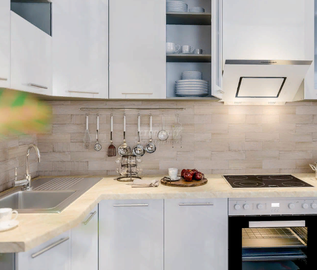 Кухня "Анна" белый глянец