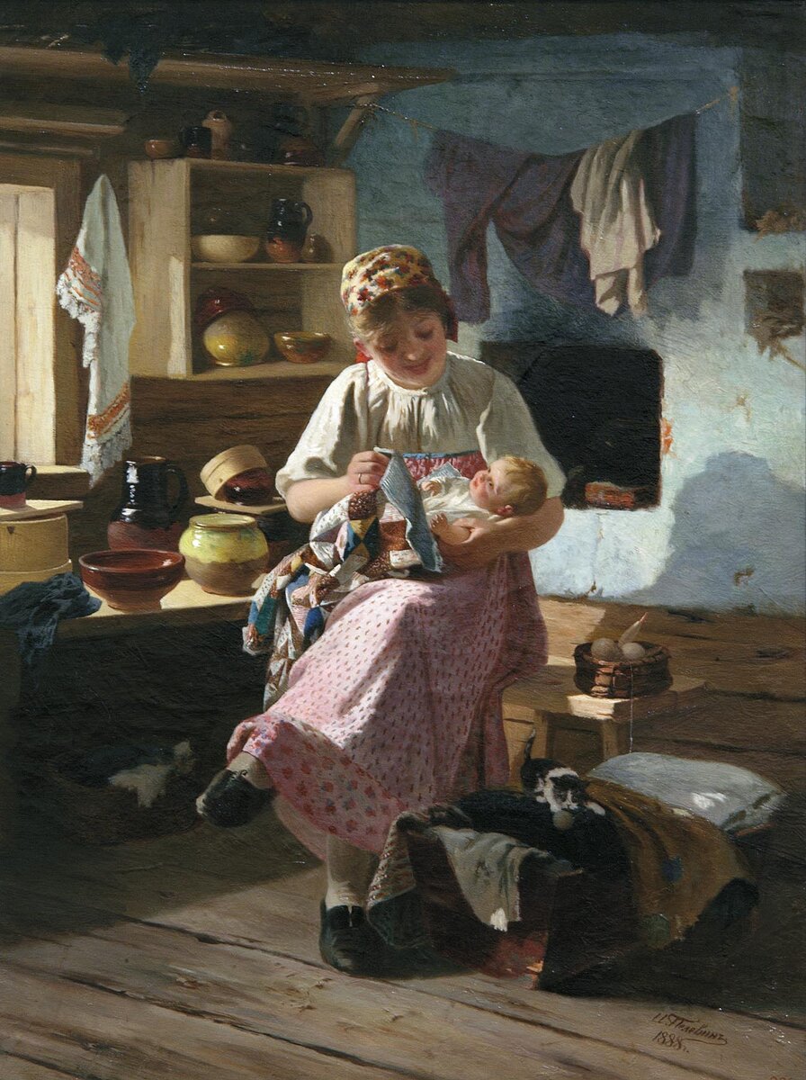 Первенец. 1888. Русский музей 
