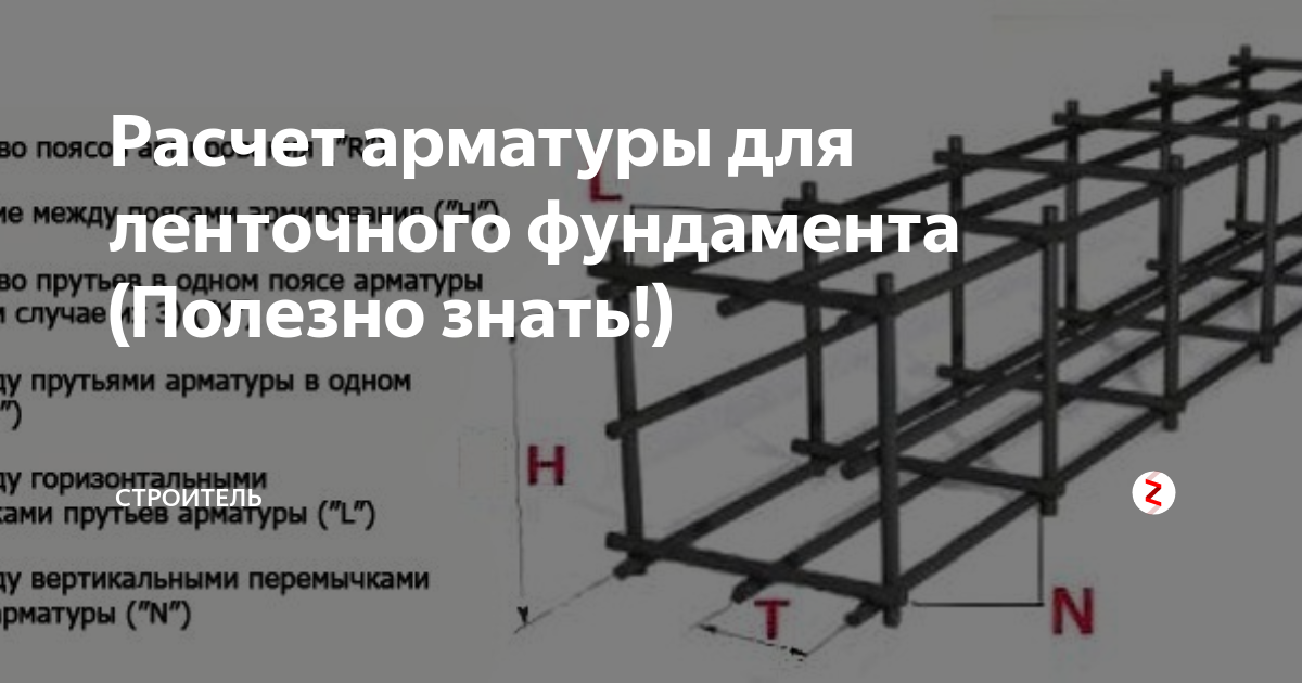 Расчет арматуры