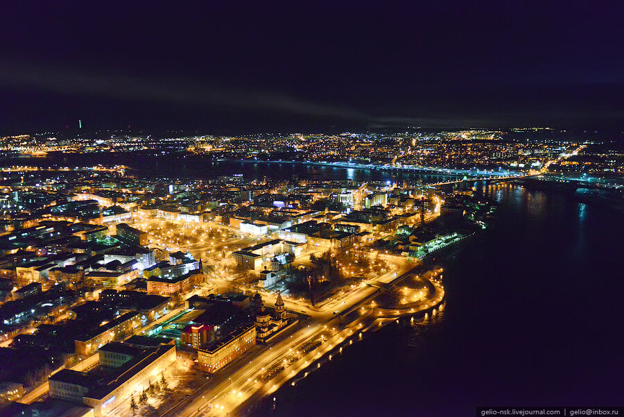 Irkutsk. Иркутск нижняя набережная с высоты. Ночной Иркутск. Иркутск с высоты птичьего полета. Ночной Иркутск с птичьего полета.