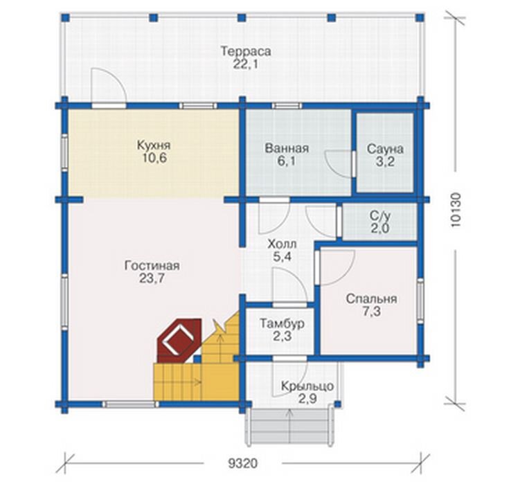 Планировка первого этажа