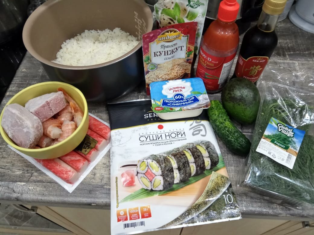 Рецепт суши роллы