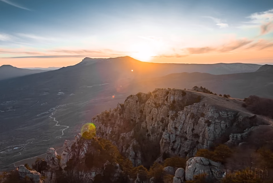 Рассвет на Ай-Петри, Крым