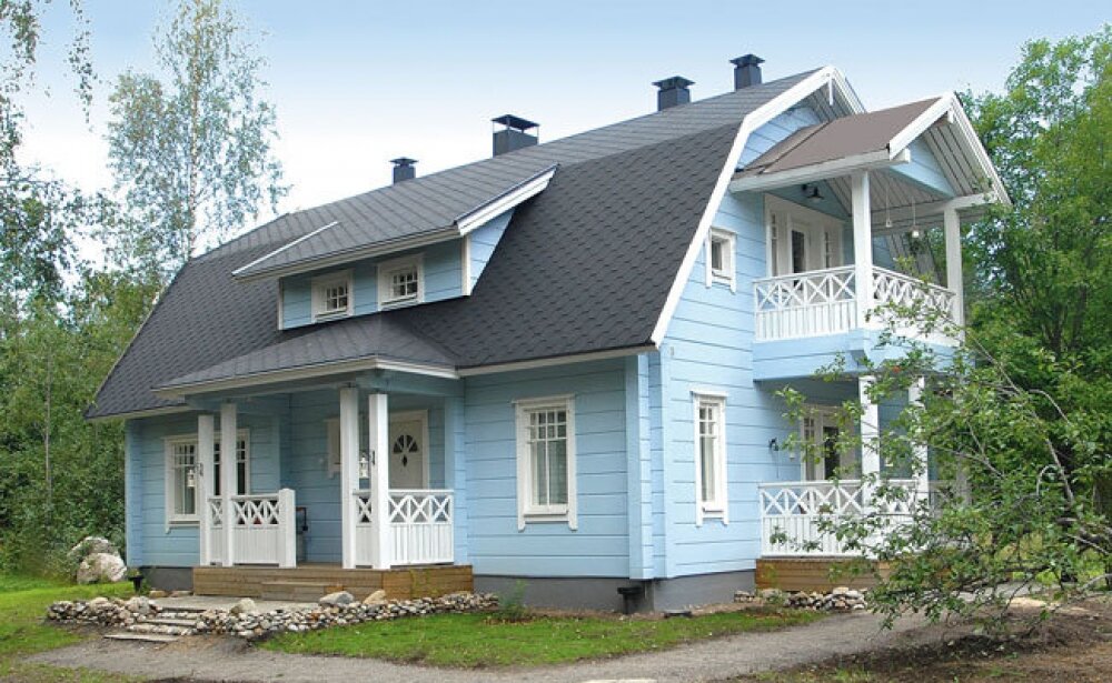 Примерно такого типажа крыша, правда постройка была не жилая).