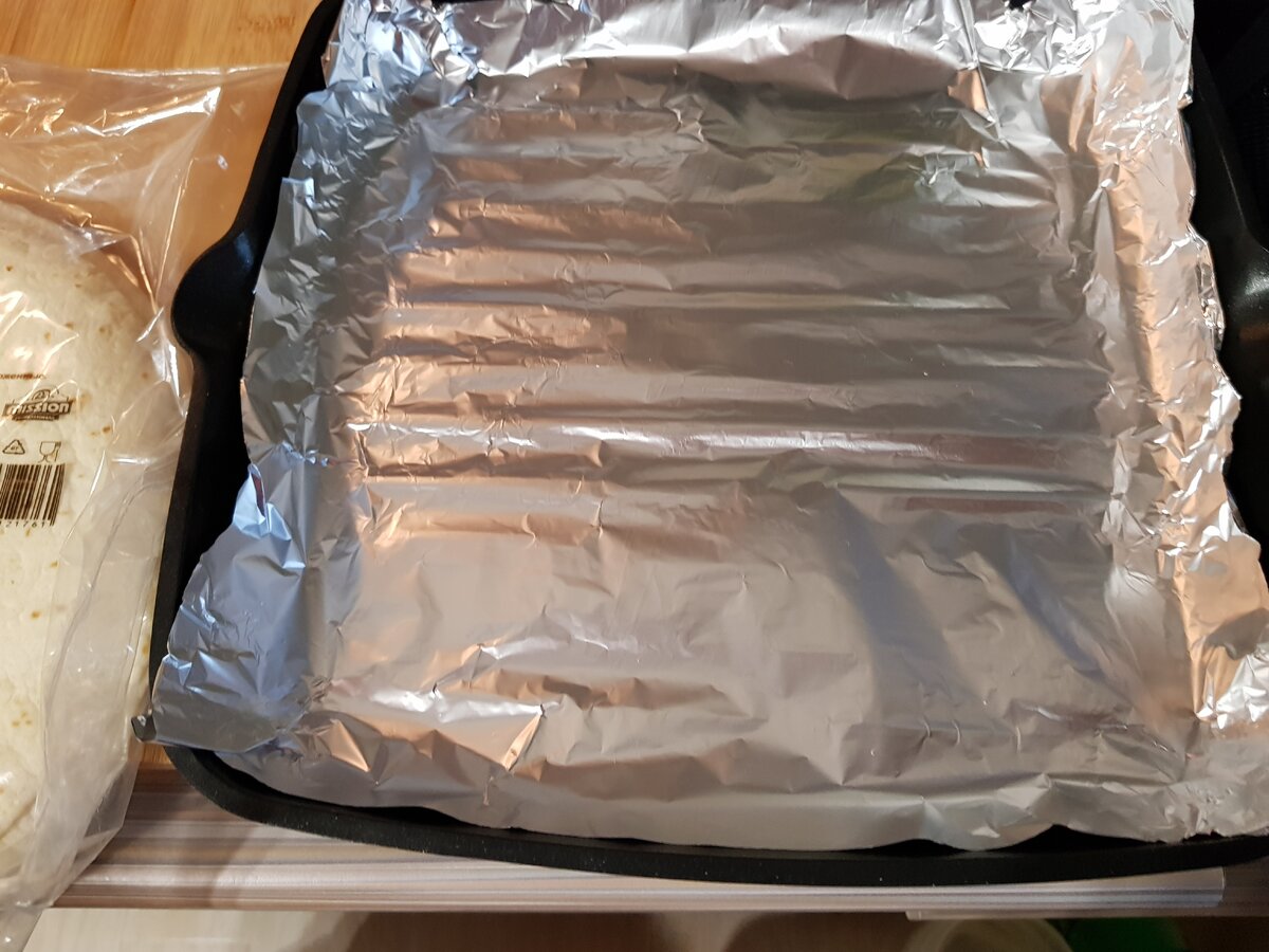          Фольга для запекания..