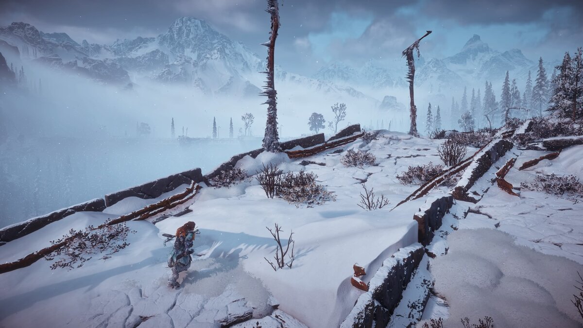 То, что осталось от шоссе на мосту. Мост(за кадром сзади) не выжил.