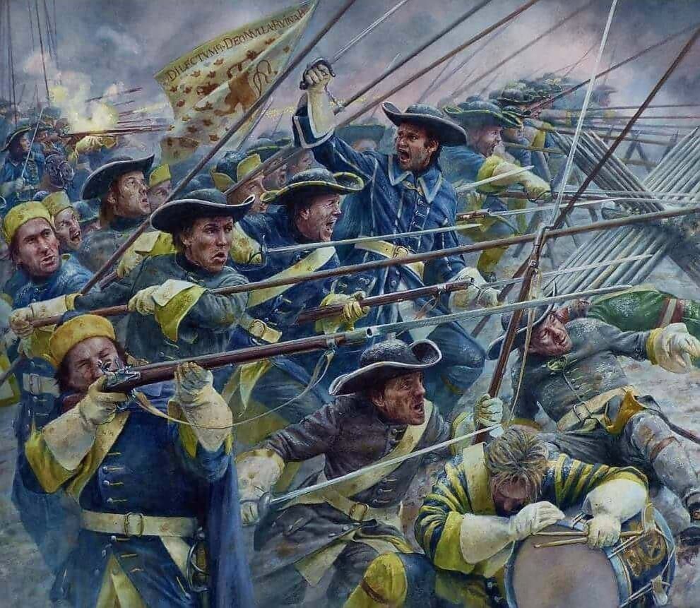 Нарва 1700 год битва