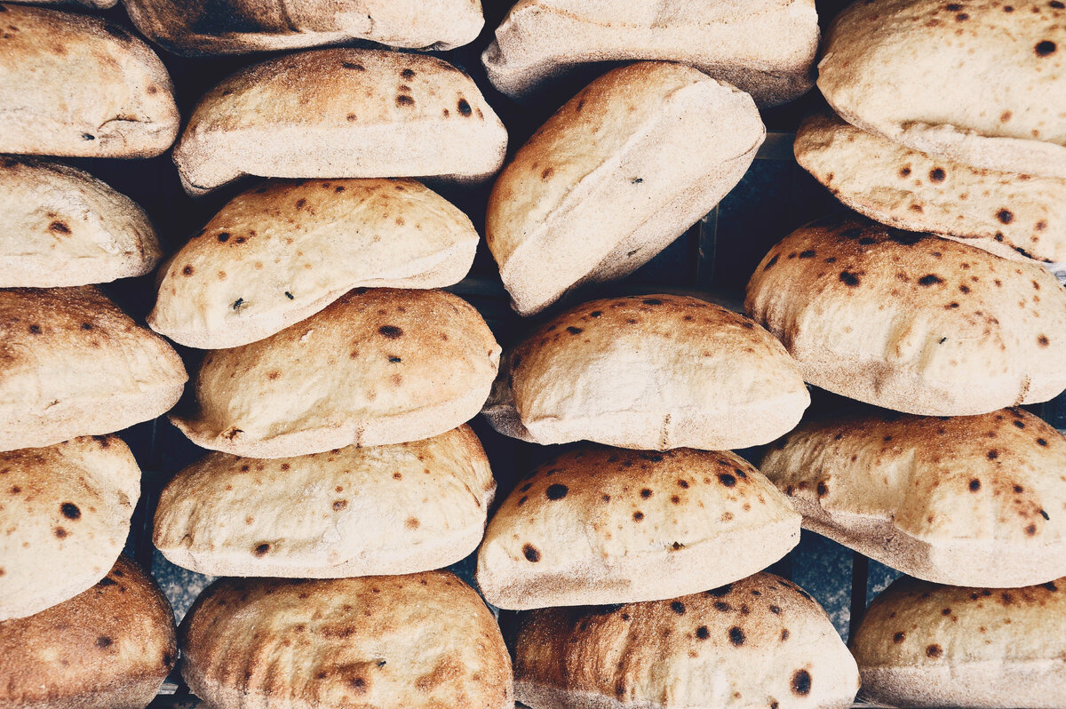 Tortillas and Pita Bread together