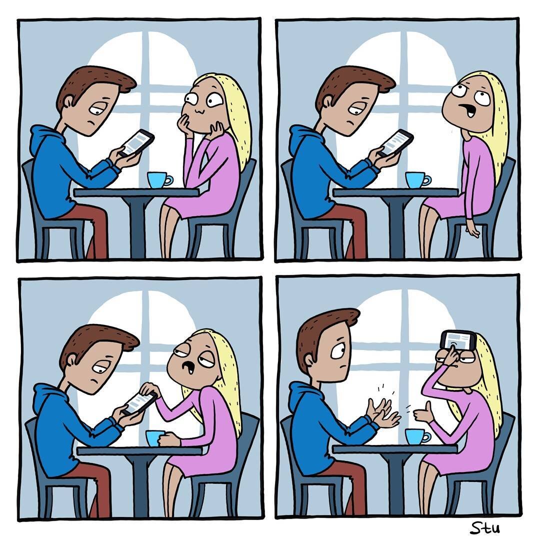 Один из самых известных комиксов Comicada. Ниже еще два, чтобы вы уж точно вспомнили художницу. 