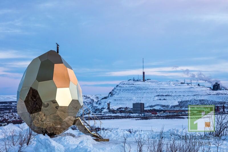 Если вы разместите такую сауну в подмосковье, то местные жители  подумают, что угнали корабль пришельцев!