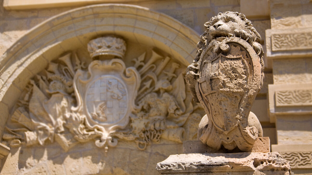 Фрагмент старых ворот Мдины.