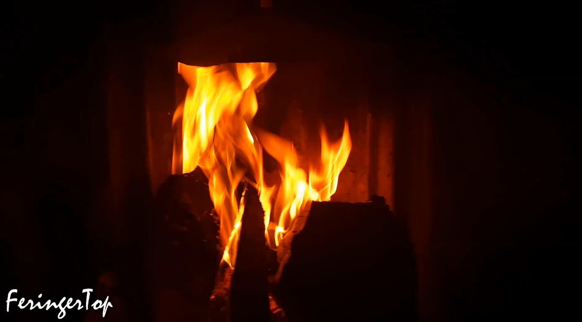 Снова разжёг огонь в топке