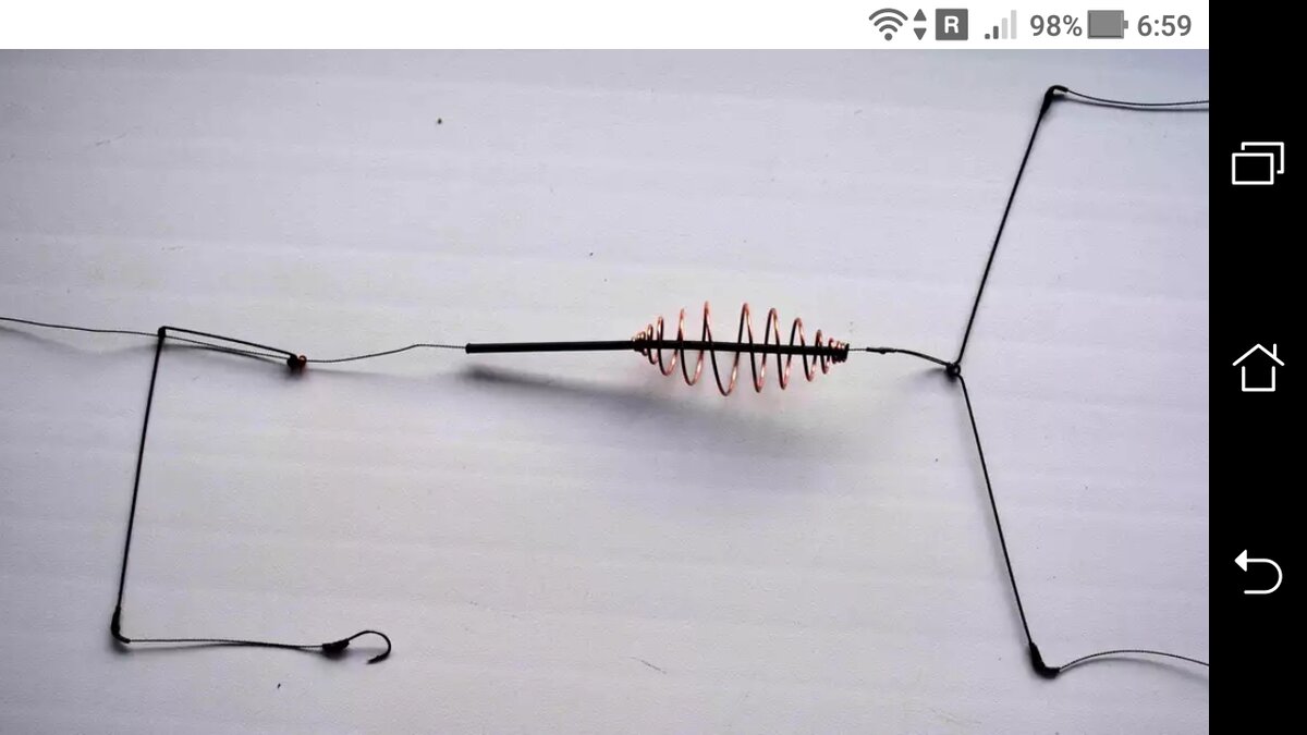 фото Схема донки с кормушкой на два поводка + коромысло