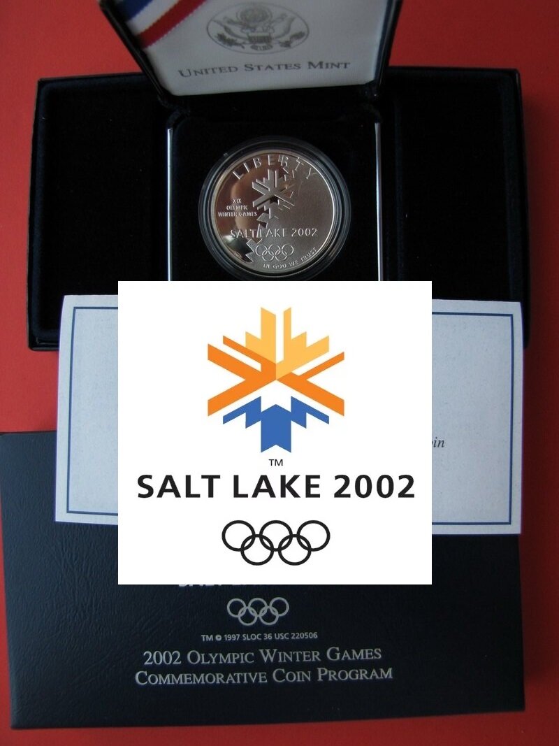 1 доллар 2002 г. и эмблема Олимпийских игр в Солт-Лейк-Сити (Фото Яндекс.Картинки)