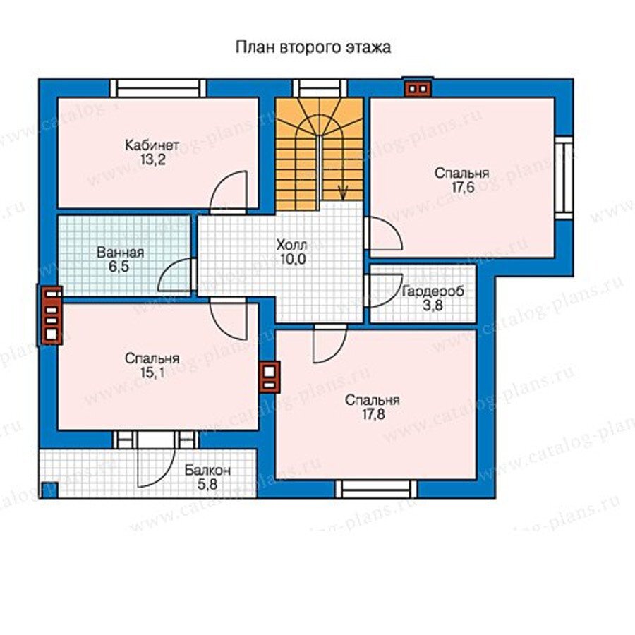 Проект функционального двухэтажного дома 169м²с террасой. Стоимость  строительства и 3D-модель | Проекты Коттеджей | Дзен