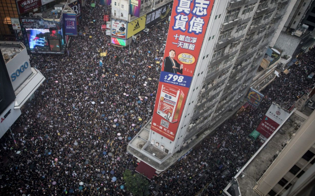 Гонконг был потрясен неделями протестов- Getty Images AsiaPac