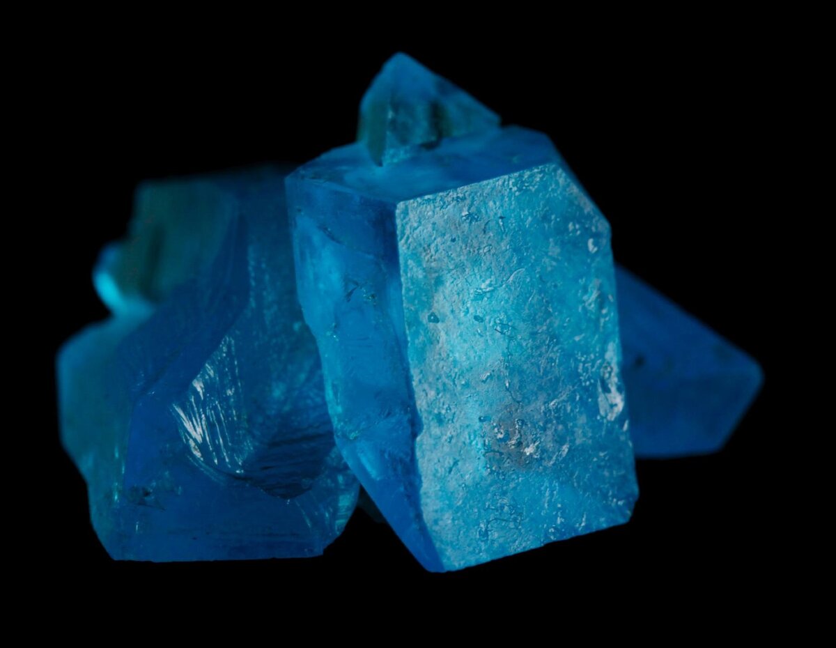 Кристаллы кислорода.