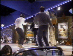 На съемках знаменитого танца из "Криминального чтива"