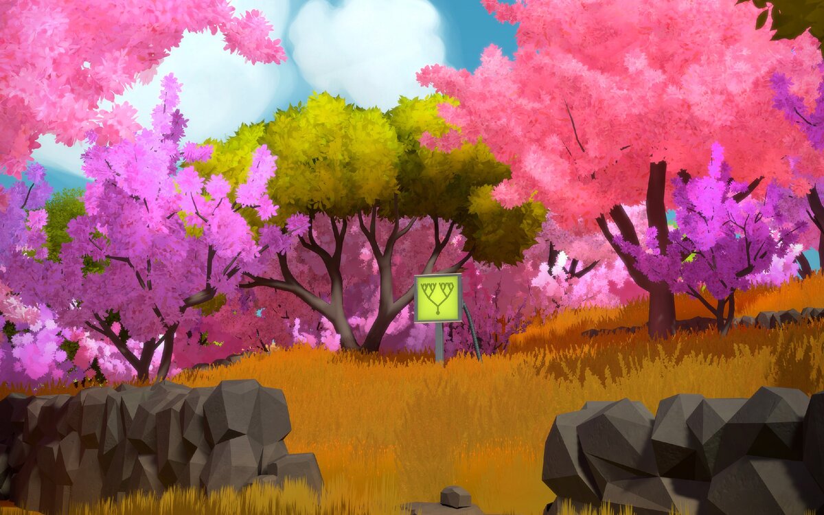 Картинка для привлечения внимания из открытых источников, игра witness созданная как вы понимаете на Unity