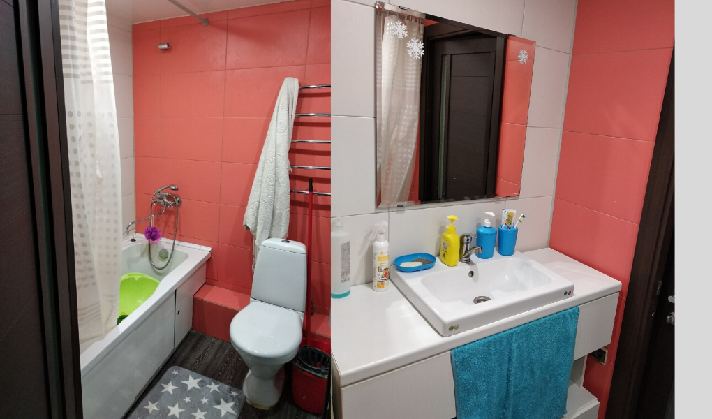 Фото ванной до уборки. фото автора