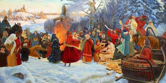 Масленица. С сайта Пикабу. 