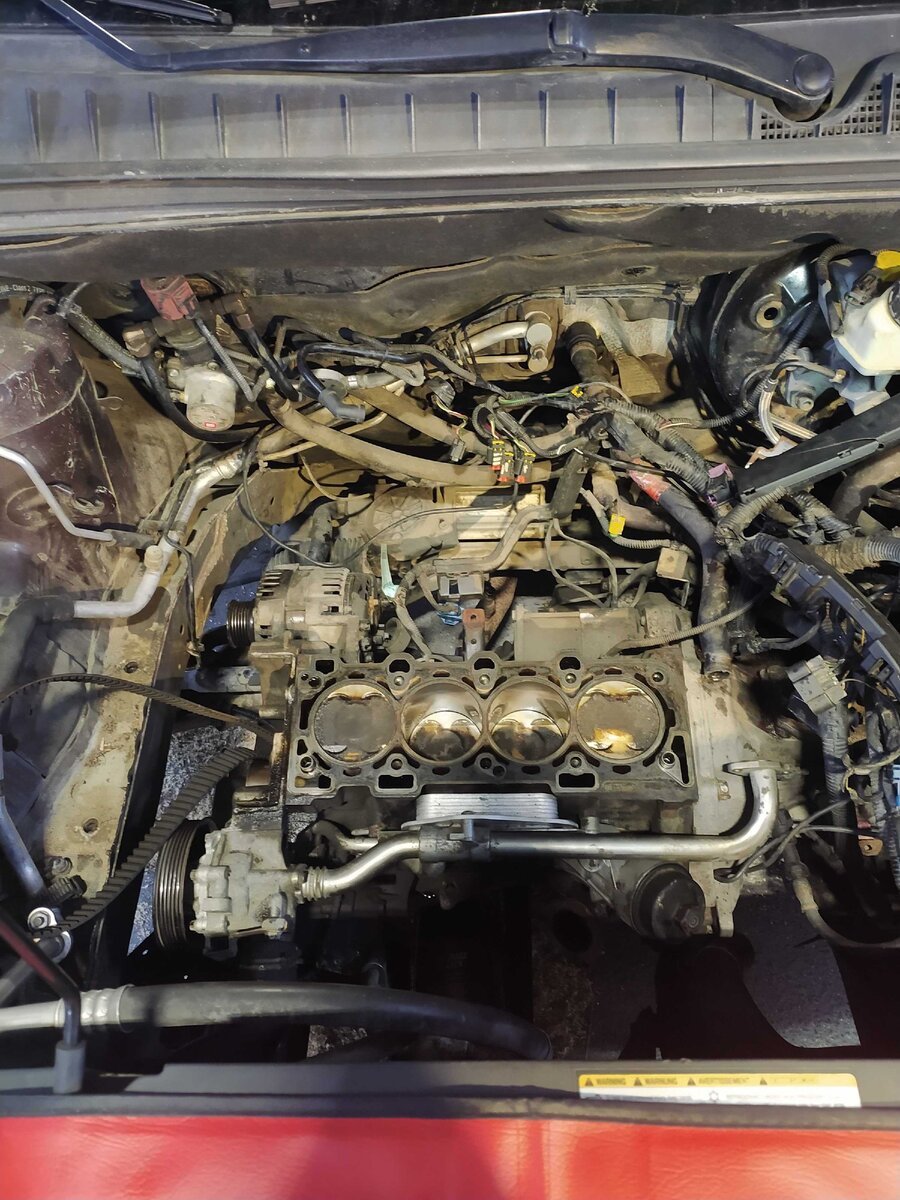 Подготовка ДВС к съему