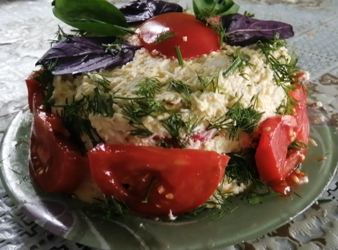 Вот такой тортик получился у нас в финале