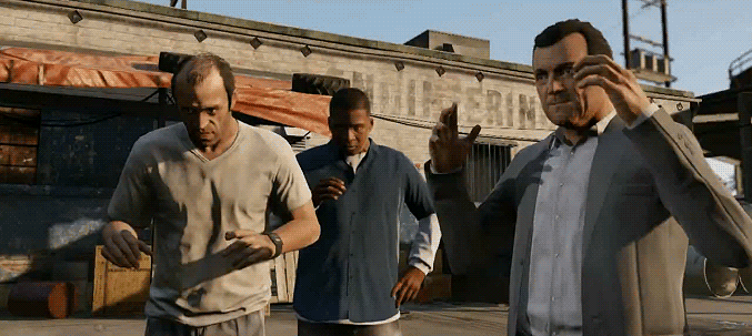 Тревор, Франклин и Майкл в ожидании GTA 6
