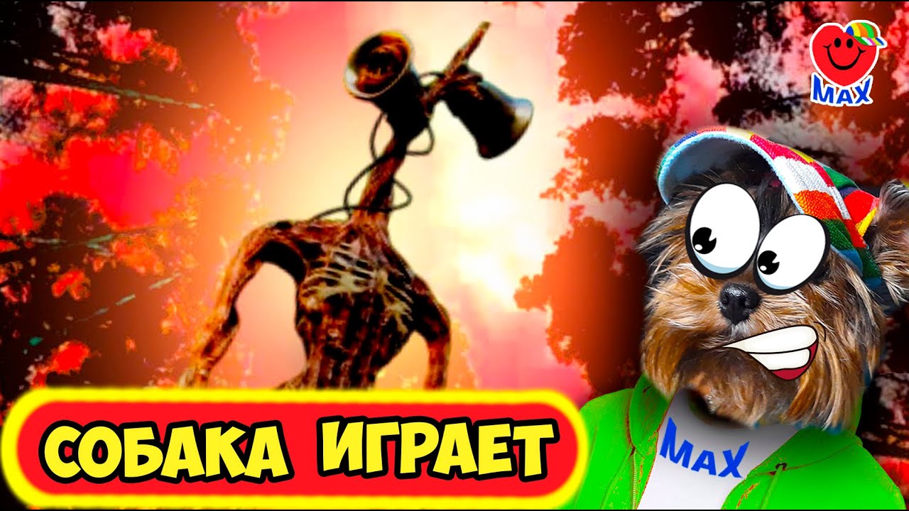 СИРЕНОГОЛОВЫЙ ПРОТИВ МАКСА ! 2 игры ! СОБАКА ИГРАЕТ ! (Siren Head  Sirenhead) Валеришка Макс