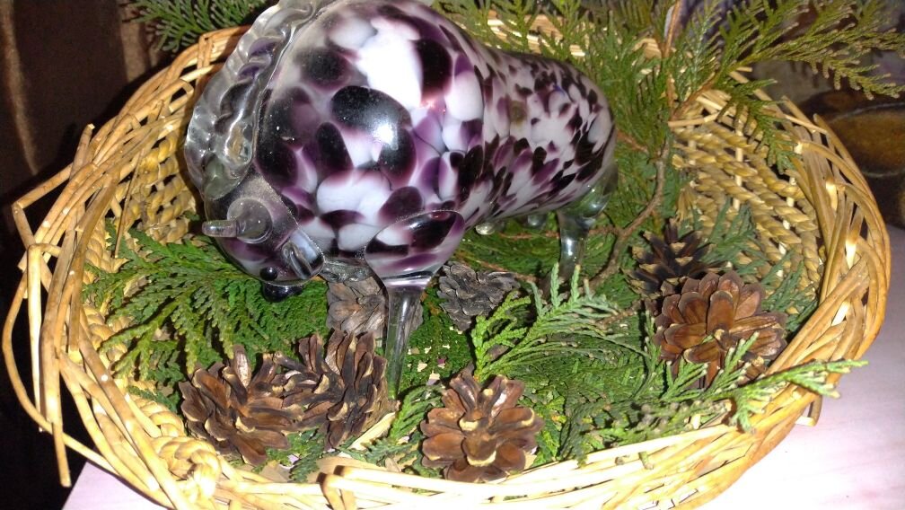 фото автора. Бык в стекле