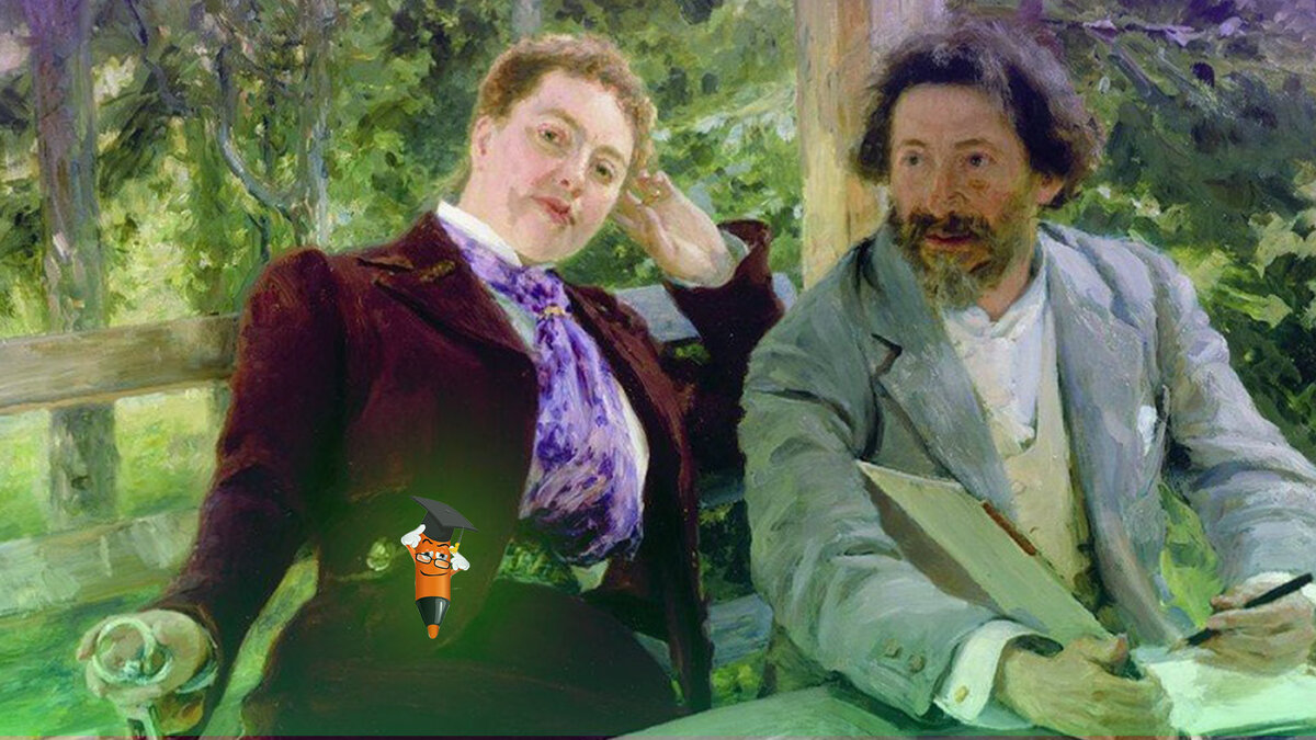 Илья Репин и Наталья Нордман-Северова в пенатах