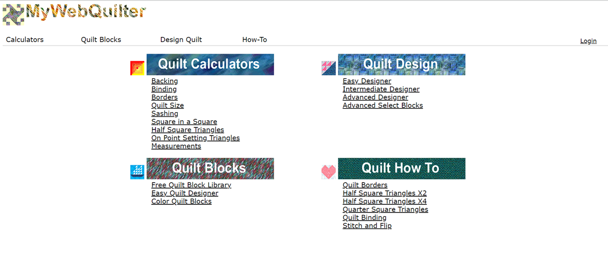Домашняя страница MyWebQuilter