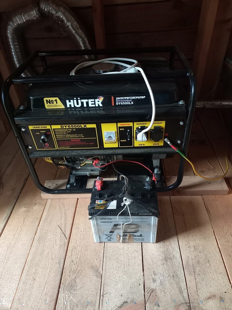 бензогенератор Huter DY6500LX