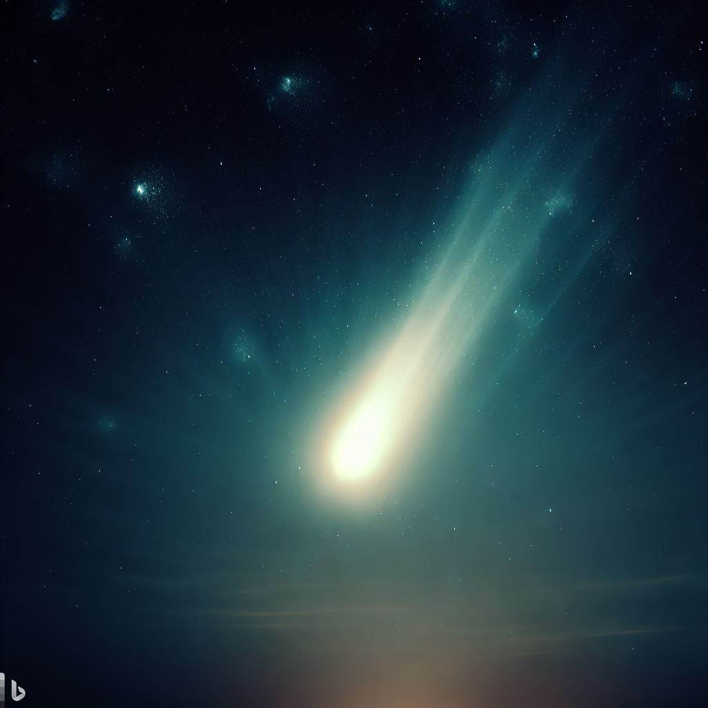 23 сентября планеты. Комета Нисимура. Комета в небе.