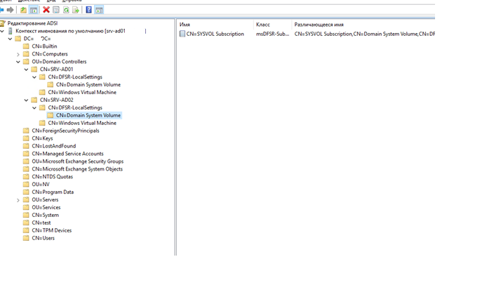 srv-ad02 - резервный КД