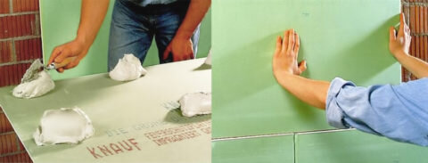 Стены из гипсокартона своими руками: фото, видео
