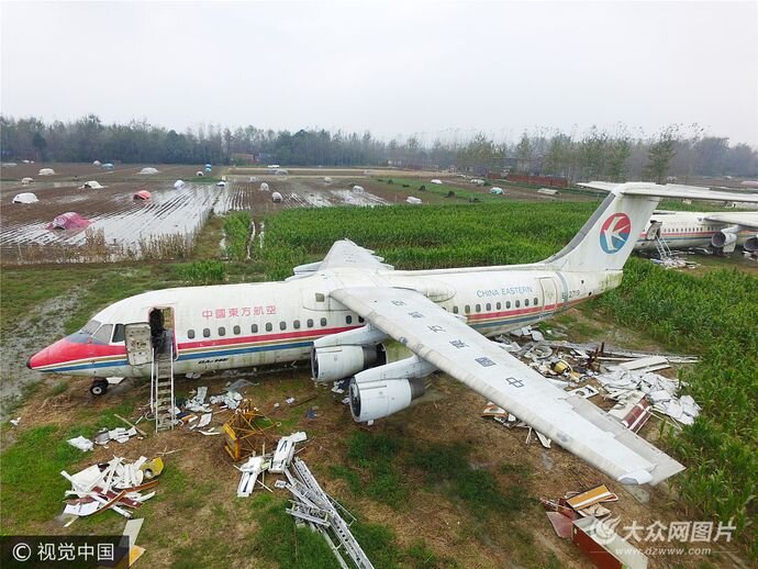 Самолёты на поле. Фото: dzwww.com