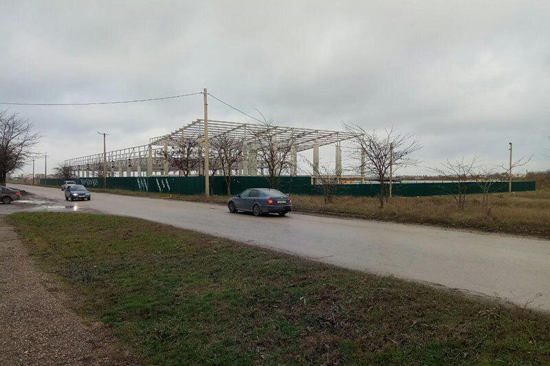 Каркас фабрики Zenden в Евпатории